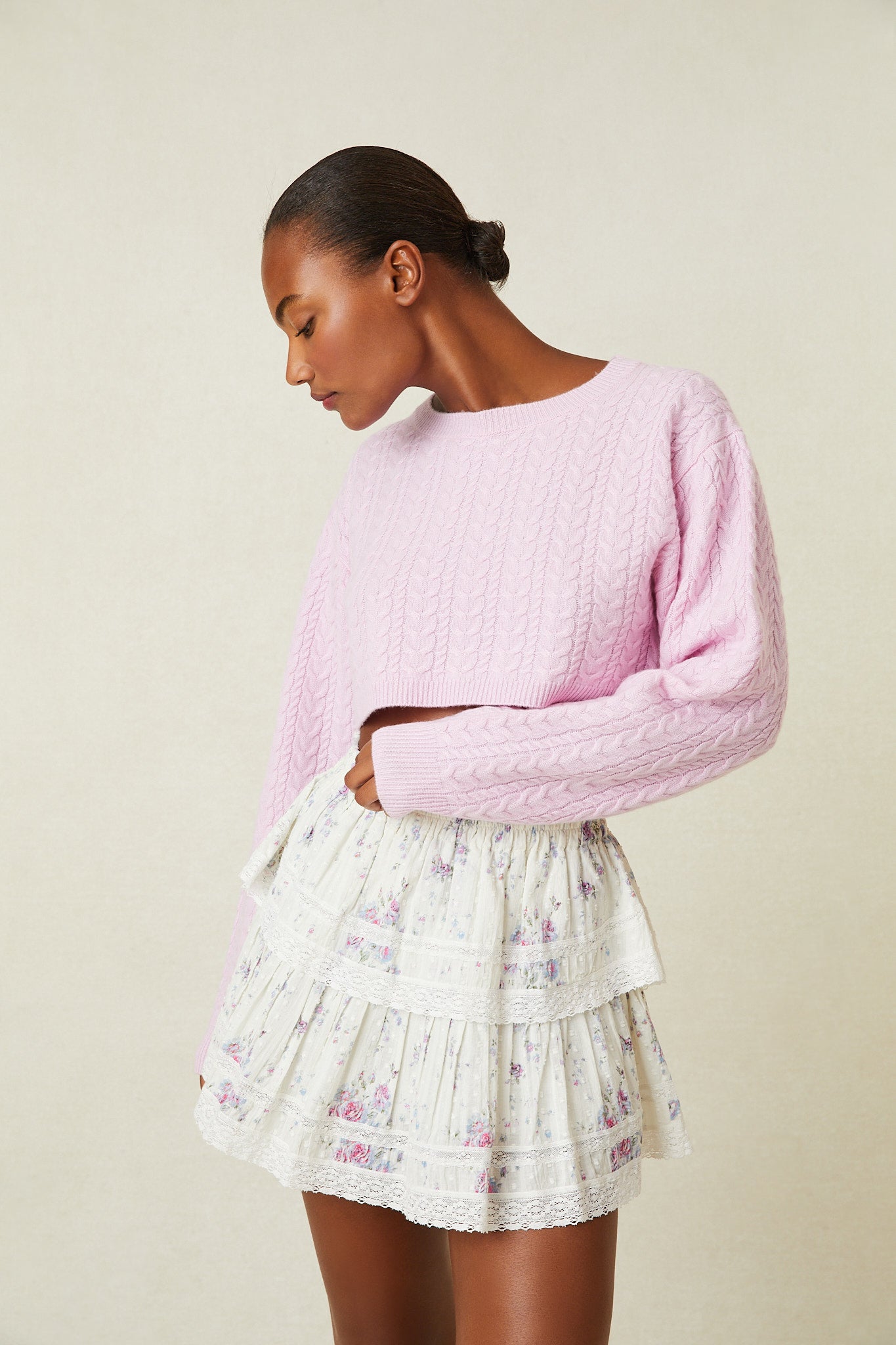 LoveShackFancy Ruffle Mini Skirt