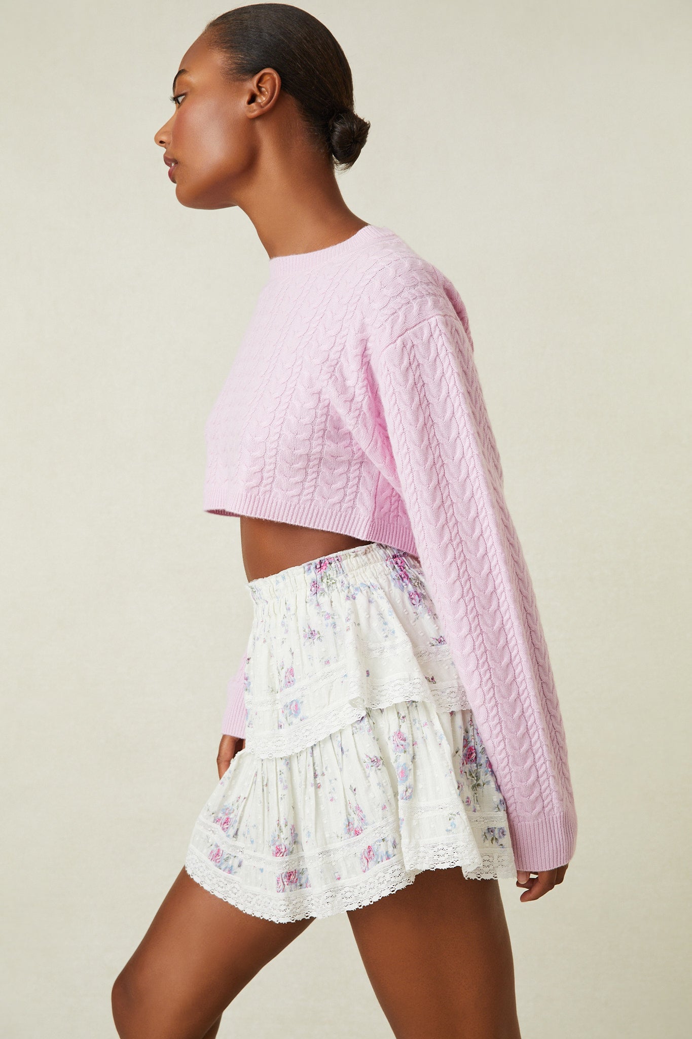 LoveShackFancy Ruffle Mini Skirt