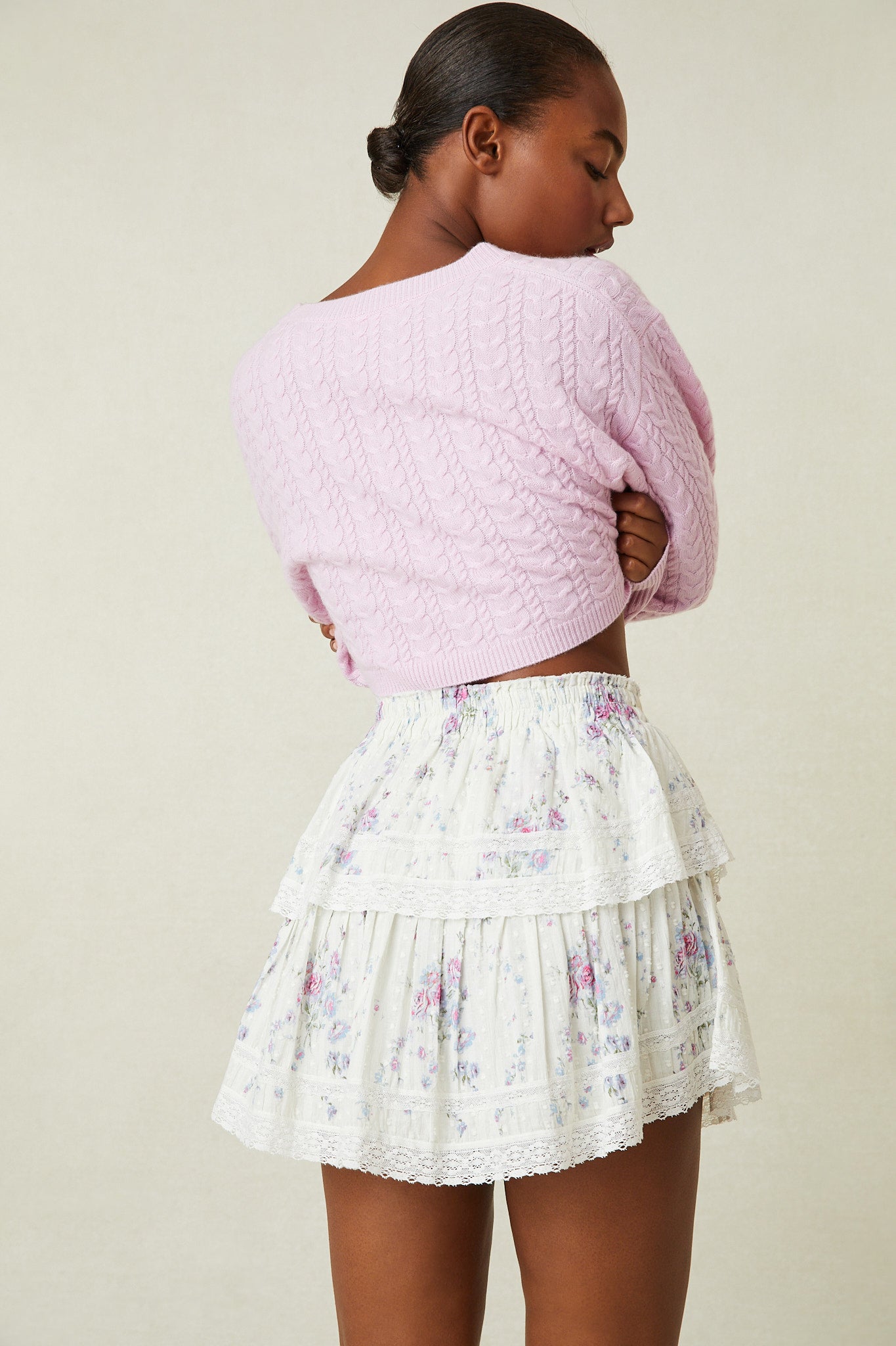 LoveShackFancy Ruffle Mini Skirt